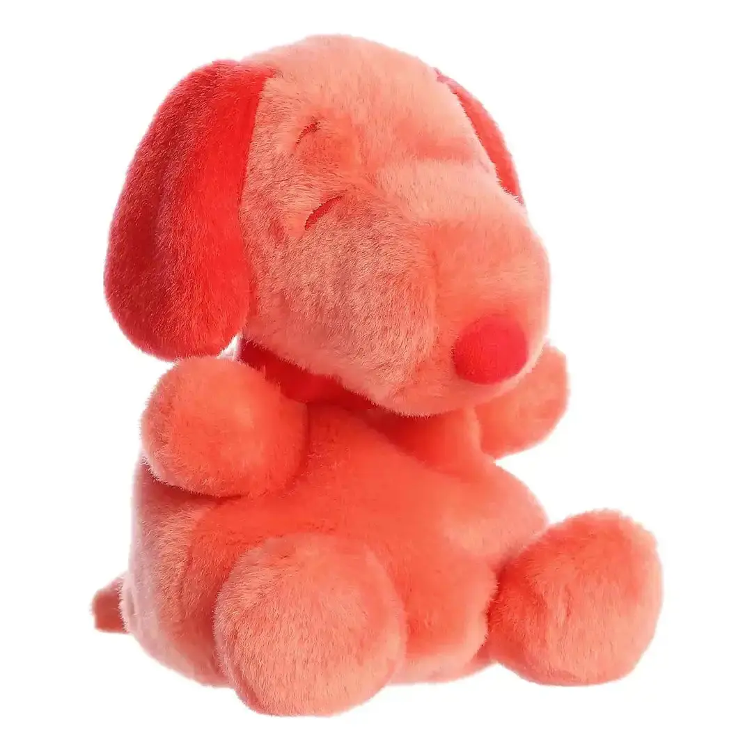 Aurora Palm Pals Peanuts 5" Red Snoopy Color Collection Stuffed Animal, Soft Adorable Stuffed Collectible, Cuddly Doll Gift, Cute Collectibles, Stuffedanimals, Huggable Toy for Kids, Plush Stuffed Toys