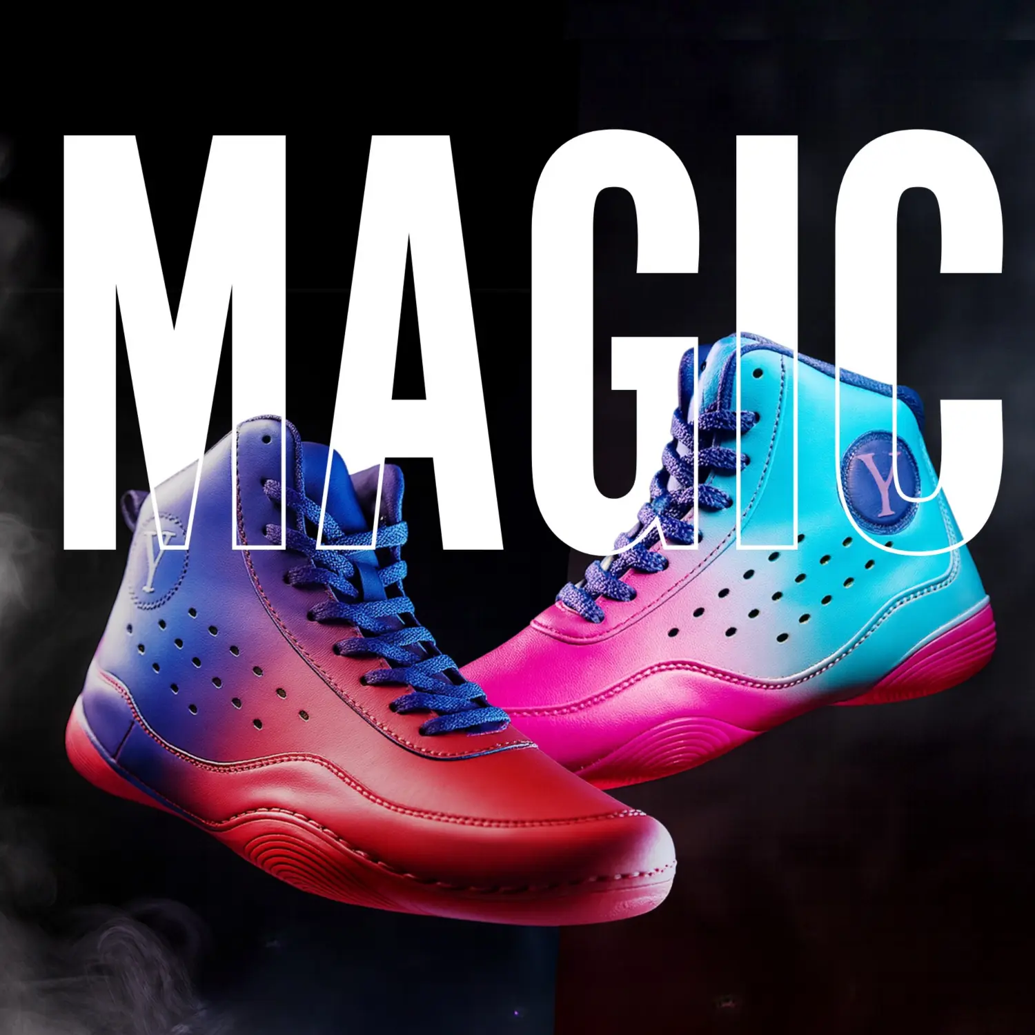 MAGIC: The Glow-In-The-Dark Women's Wrestling Shoe built for speed and confidence