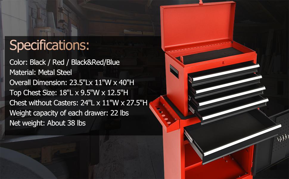 Portable 20" Tool Boxes with 3 Drawers/5-Drawers Rolling Tool Chest Cabinet with Locking System and Sliding Drawers, Heavy-Duty Cold-Rolled Steel, Large Capacity for Tool Storage, Christmas Festival Gift Black Friday Cyber Monday Portable 20" Tool Boxes with 3 Drawers/5-Drawers Rolling Tool Chest Cabinet with Locking System and Sliding Drawers, Heavy-Duty Cold-Rolled Steel, Large Capacity for Tool Storage, Christmas Festival Gift Black Friday Cyber Monday