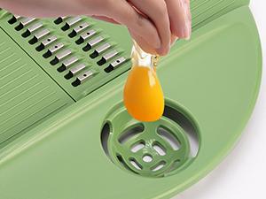 PUKOMC 5 in 1 Large Salad Spinner Dehydrator with Vegetable Chopper Drainer Bowl & Colander Multifunctional Kitchen Utensils - Stainless Steel 304 Blades - Cutting Fruit