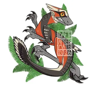 Velociraptor Dinosaur Vinyl Sticker