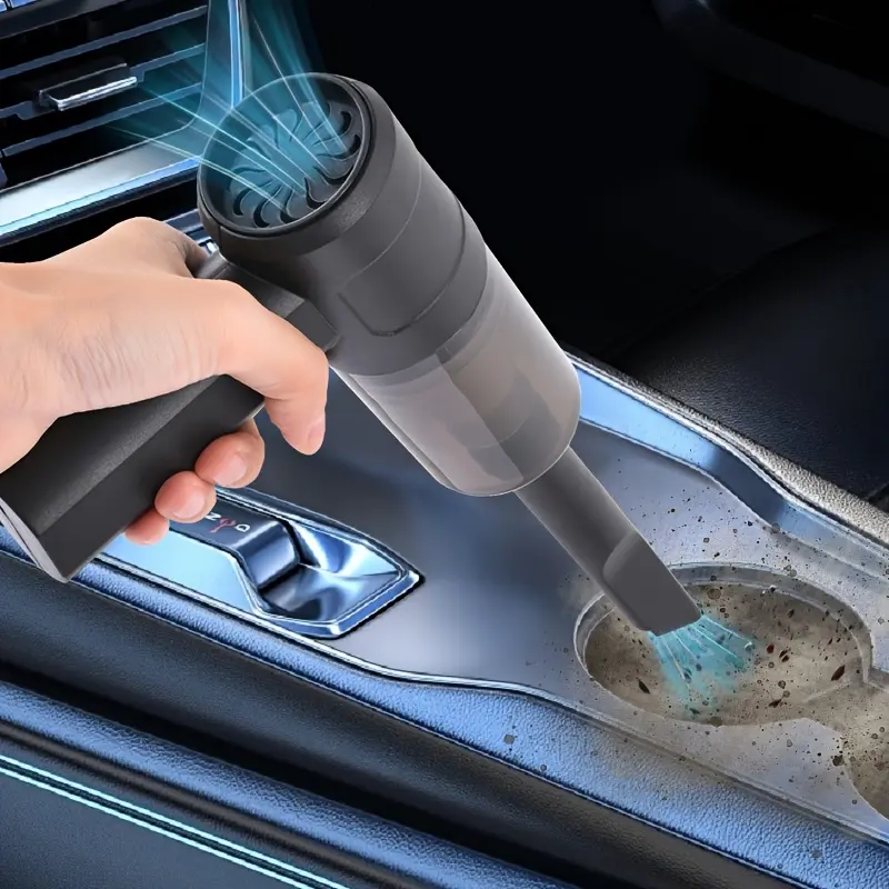 High-Power Cordless Vacuum Cleaner with Dual-Mode Suction And Blowing, Suitable for Both Car And Home Use, USB Rechargeable, Handheld, Long-Lasting Battery Life, Durable Structure, Ergonomic Design, Ideal for Cleaning Pet Hair And Carpets
