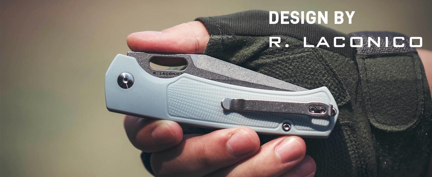 Artisan Cutlery Revel Folding Pocket EDC Knife 1867p AR-RPM9 Blade FRN Handle Outdoor Hunting Knives for Camping, Hunting and Survival Tools Emergency Tool