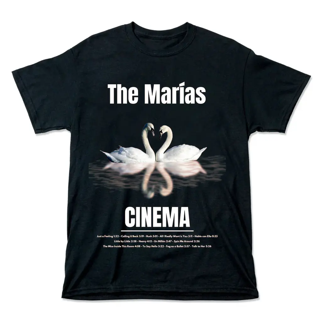 The Marias Shirt Retro Indie Music Heavyweight Cotton Concert T-Shirt Top HY4140