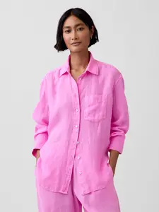 Gap Women's 100% Linen Oversized Shirt