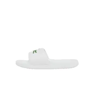 Lacoste Croco 1.0 123 1 Slides White / Green  CROCO-WHT Men's
