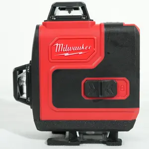 Milwaukee M12 16 Line Green Beam Laser Level Vertical Horizontal Cross Line Construction Layout Tool With Portable Tool Bag