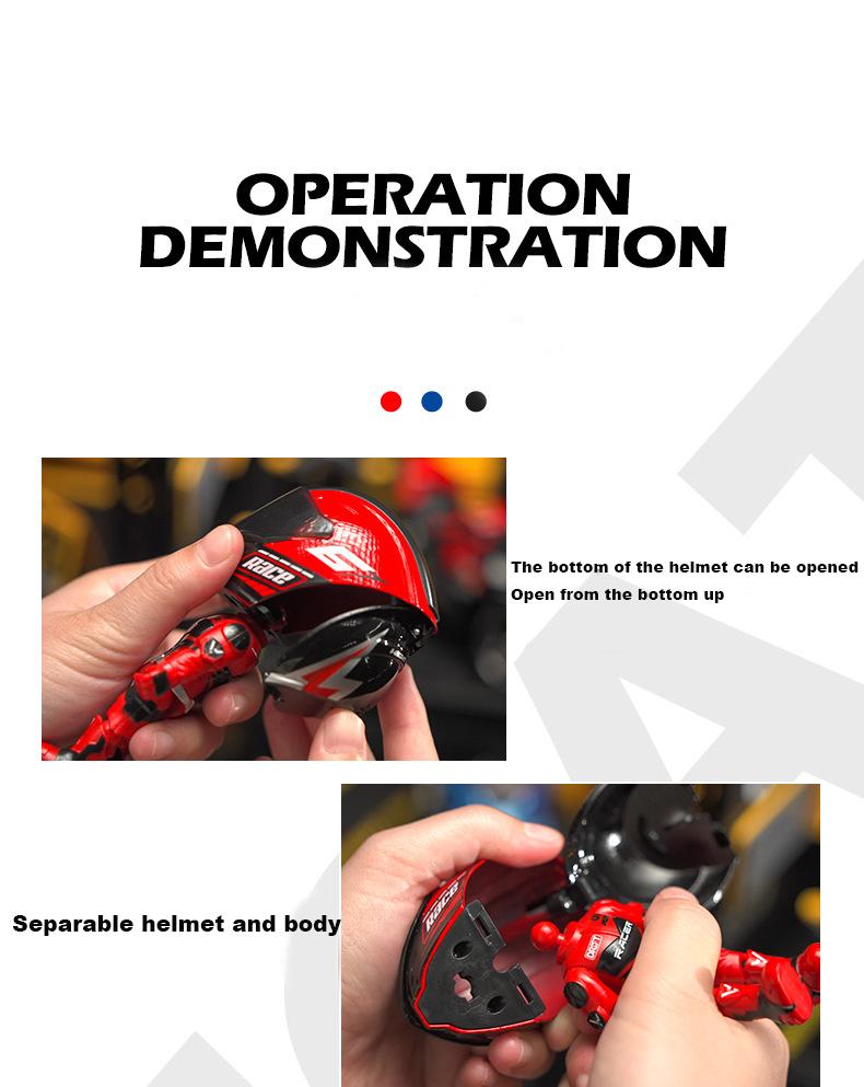Motorcycle helmet figurine with movable joints, foldable and storable inside the helmet, home decoration item, suitable for motorcycle enthusiasts and collectors. Motorcycle helmet figurine with movable joints, foldable and storable inside the helmet, home decoration item, suitable for motorcycle enthusiasts and collectors.