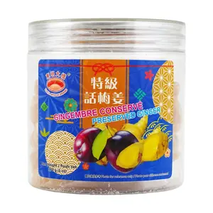 DONGMINGDAQIAO Premium Preserved Plum Ginger - Sweet & Savory Candied Fruit Snack, 170g