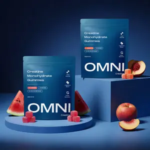 Daily Creatine Gummy - Watermelon Flavor, 60 Servings, Lean Muscle & Cognitive Boost, Toned Body | OMNI CreatineApply