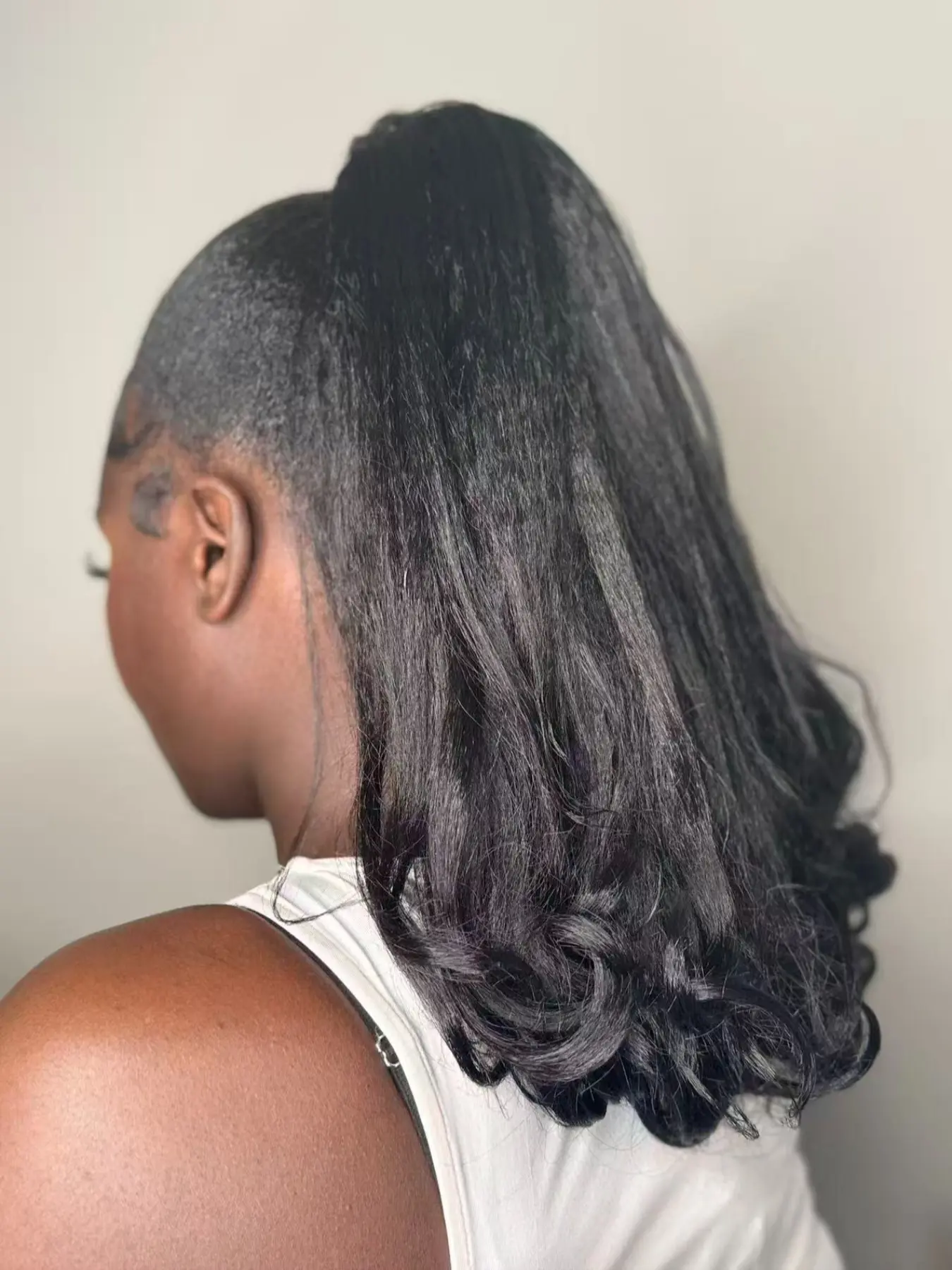 Drawstring Ponytail Extension, Synthetic Hair Ponytail, Yaki Straight Design, Natural Look, Suitable for Daily Use & Stylish Looks, Enhance Your Style, Synthetic Ponytail Hairpieces