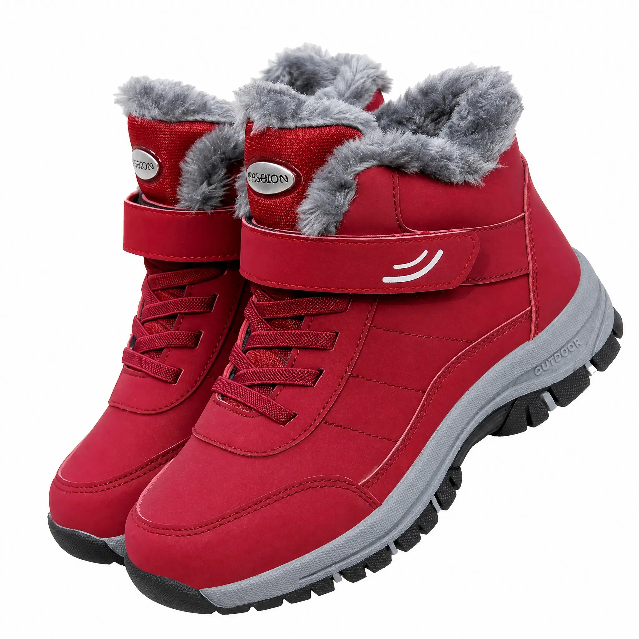 Womens Winter Boots Casual Lightweight Waterproof Snow Boots Anti-Slip Fur Lined Trekking Backpacking Hiking Boots   bootkicks basics   summer   Women's  shoes