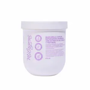 Milagros Hair Mask mascarilla de cebolla y peptidos peptides and onion extract hair loss hair growth 450ml