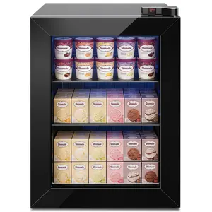 Antarctic Star 65L Ice Cream Freezer, Compact Chest Freezer for Home, Fast Freezing -10~-18°F, Portable Lightweight Freezer (65-Quart Capacity, 115V, Mechanical Control) for Kitchen, Office, Garage