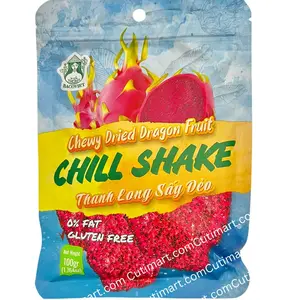 BaCoViet Chewy Dried Dragon Fruit (Thanh Long Sấy Dẻo) - 100gr / 1.76oz