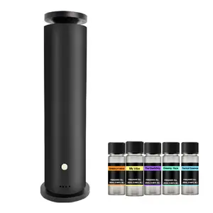 Scent Diffuser Kit | anhydrous essential oil diffuser |1500 square feet | Cold-Air Diffusion | Base night light | remote control with timer | quiet aromatherapy diffuser + Includes Top 5 Luxury Hotel-Inspired Fragrance Oils (20ml)