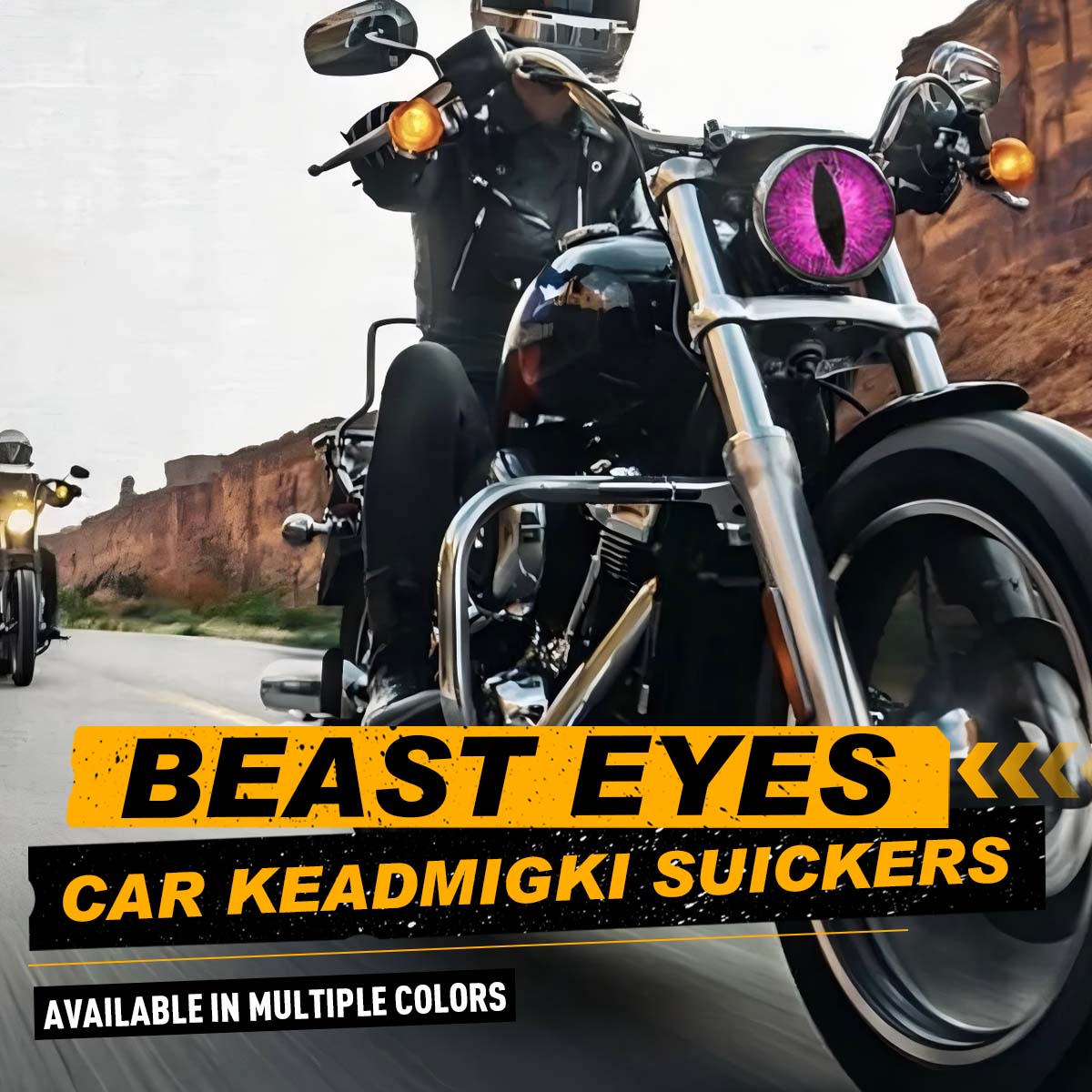 Beast Eyes Headlight Decals Pair Round 3D Stereo Eyes Decal Stickers for Truck Car Body Window Bumper Decoration Stylish Car Merch Fun Unique Design Greenish Spring