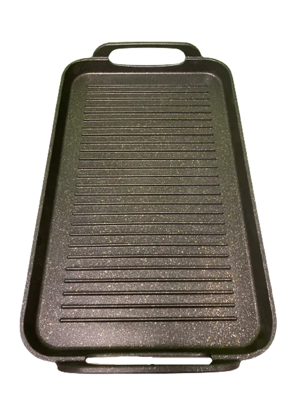 1 RIBBED double MARBLE griddle For ALL types of stoves /1-COMAL acanalado de MARMOL de DOBLE parrilla para TODO tipo de ESTUFAS