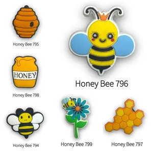 Honey Bee Croc Charms Honey Bee Croc Charms