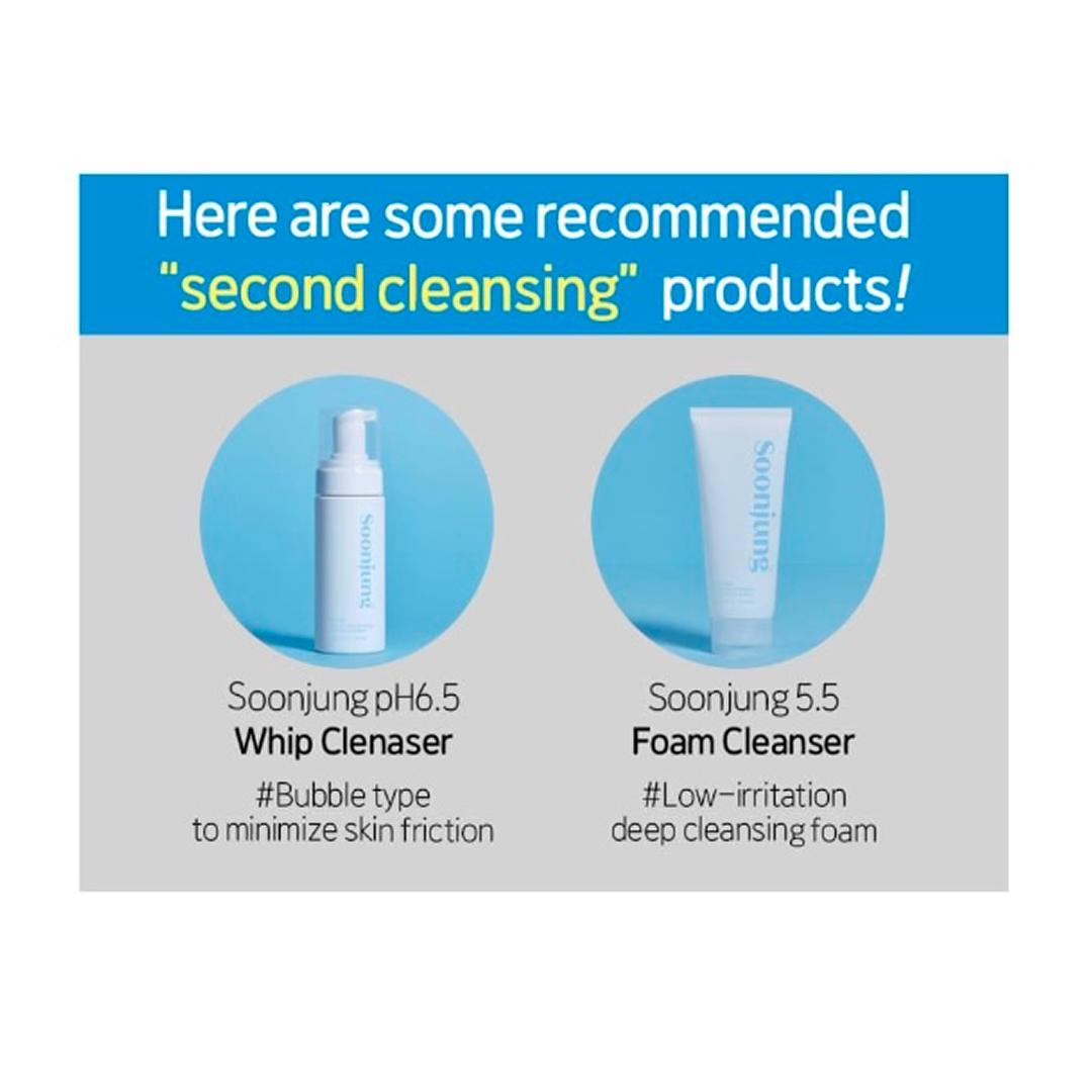 [ETUDE Official] Soonjung Cleansing Milk 6.8 fl oz (200ml) + 3.4 fl oz (100ml) Set | Gentle Hydration-Retaining Cleanse | Soothes Sensitive Skin | pH-Balanced Comfort