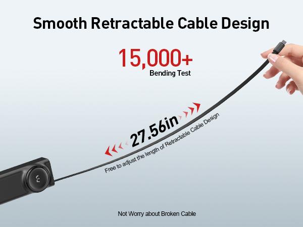 iWALK LinkPod Reel 20000mAh 65W Power Bank with Retractable USB-C Cable, Triple Device Charging, LED Display, White Portable Charger for iPhone, MacBook, Tablets - Smartphone iWALK LinkPod Reel 20000mAh 65W Power Bank with Retractable USB-C Cable, Triple Device Charging, LED Display, White Portable Charger for iPhone, MacBook, Tablets - Smartphone