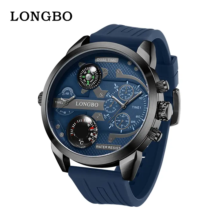 Men's Stylish Watch - Rugged Oversized Outdoor Adventure Watch with Chronograph and Compass Functionality, Analog Quartz Watches, Chronograph Analog