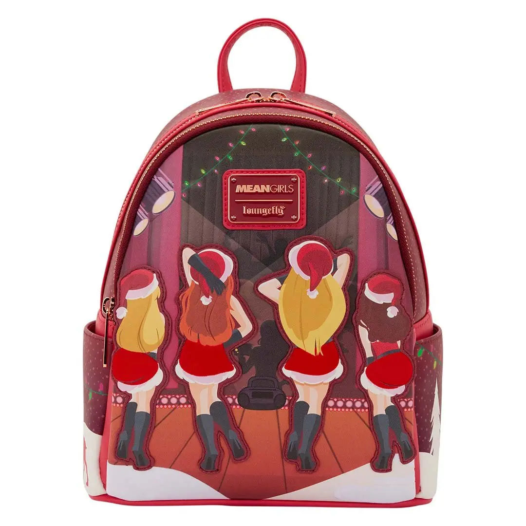 Loungefly Paramount Mean Girls Winter Talent Show Glowing Light-Up Mini Pocket Backpack for Adults - Character-Themed Novelty Backpack with Adjustable Shoulder Strap, Character-Themed Backpacks, Glowing Light-Up Backpacks