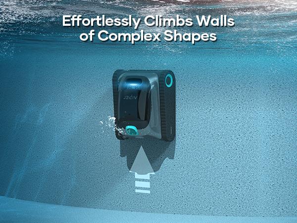 AIPER Scuba S1 Cordless Robotic Cleaner, Smart Navigation for Inground Pools up to 1,600 Sq.ft, Wall and Waterline Cleaning Vacuum.#dealsforyoudays