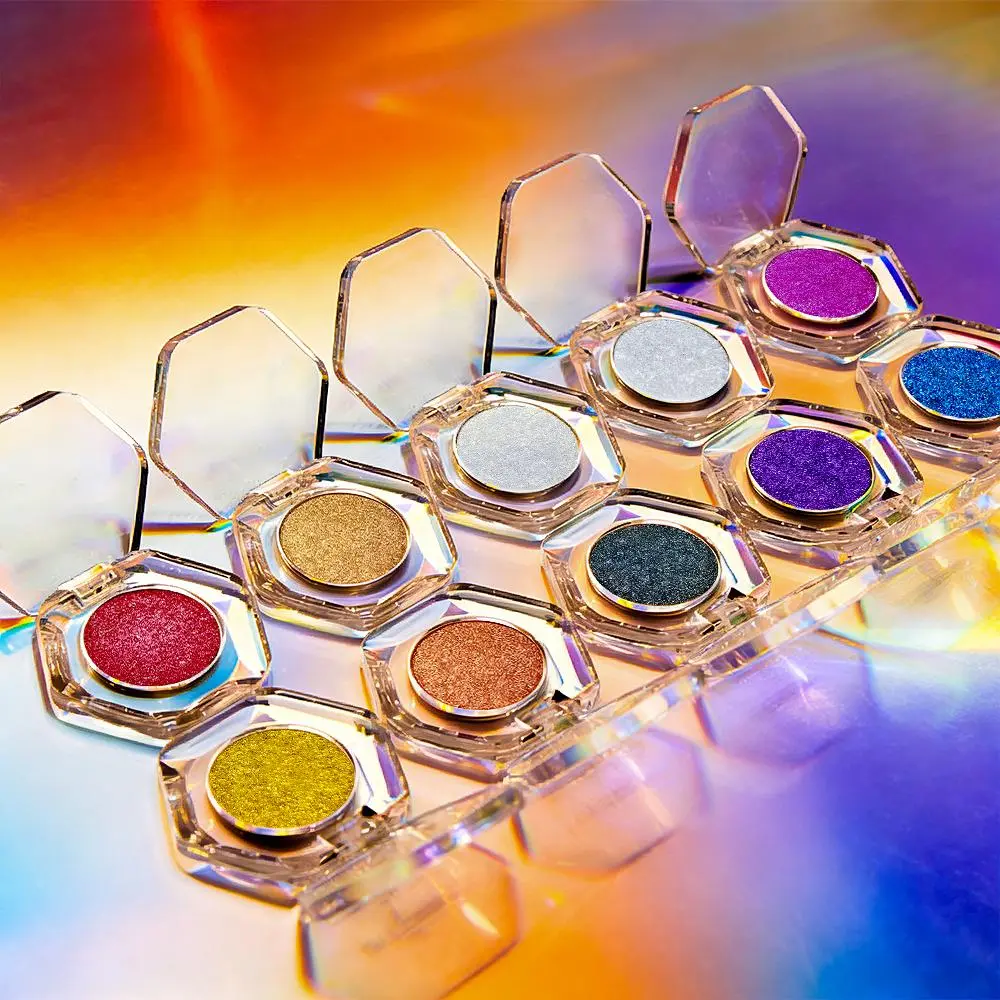 Multi Chrome Chameleon Single Eyeshadow, Sparkly Holographic Glitter, High Pigmented Metallic Shimmer, Talc Free Waterproof Long Lasting