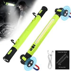 Under Hood Work Light Bar,Five-mode light source , 360° rotatable magnetic adsorption,3000LM LED Magnetic Light Bar with Hooks, 5200mAh Cordless Rechargeable Hood Light, Single Pack, Ideal for Mechanic, Car Repair & Garage Use