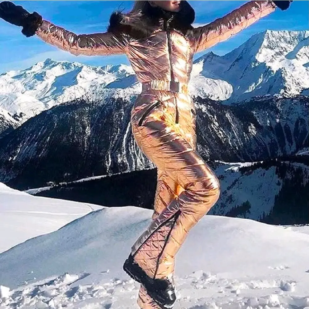 BLOWOUT Winter fashion snowsuit Gold