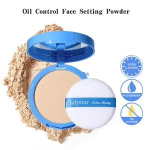 Oil Control Concealer Powder Makeup Set, Lightweight Moisturizing Face Powder with Natural Ingredients, Waterproof Coverage for Blemishes, All Day Wear for Daily Work and Travel