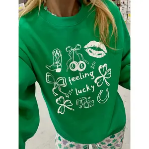 Feeling Lucky Green Sweatshirt