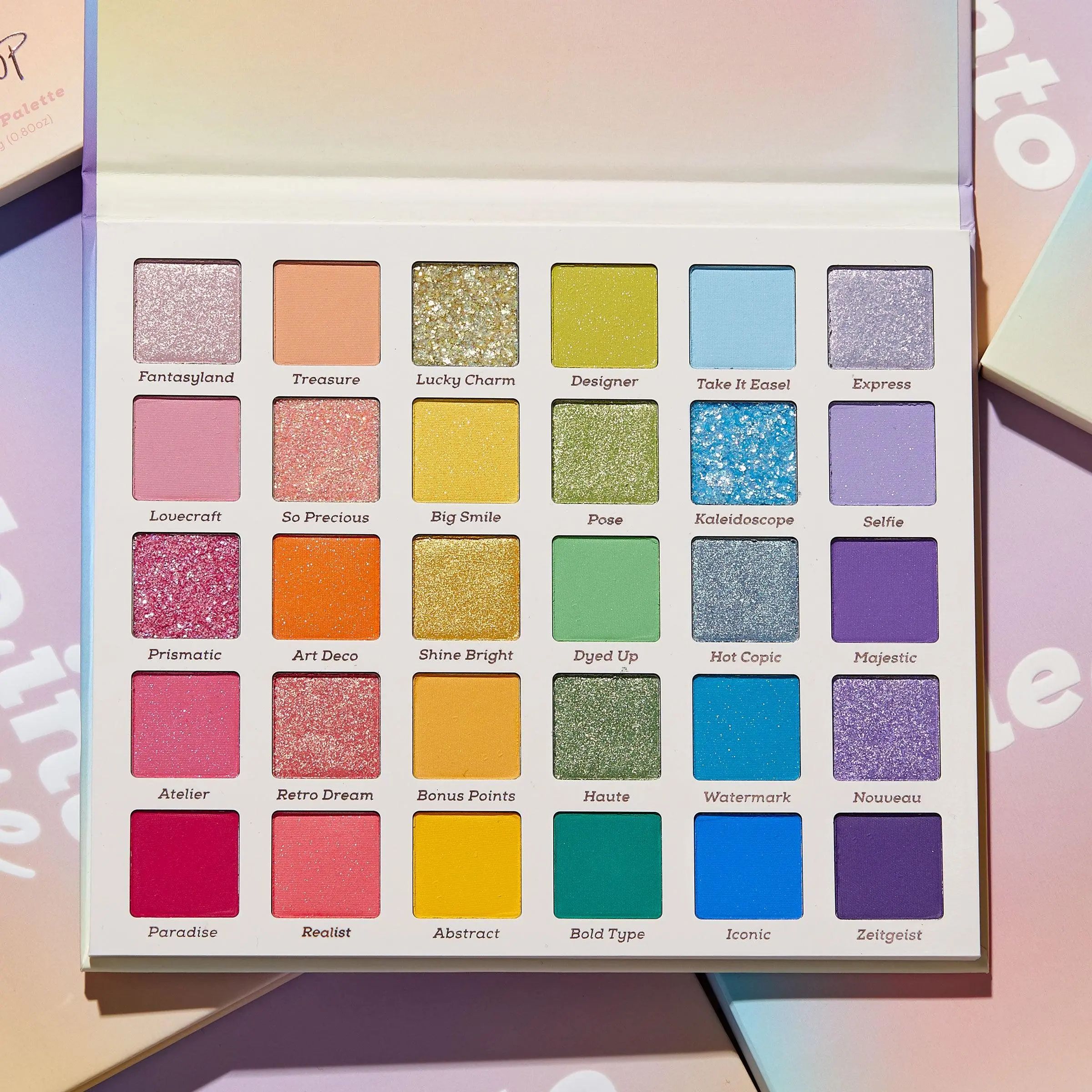 ColourPop Fade Into Hue Rainbow Powder Palette 0899 ColourPop Fade Into Hue Rainbow Powder Palette 0899