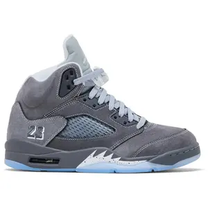 Jordan 5 Retro Wolf Grey 2026 Men's Daily Casual Fashion Footwear Sneakers Walking Shoes Gym Training Athletic Comfort