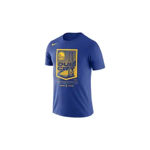 NBA GS WARRIORS 2018 NBA FINALS BOUND CITY DNA COTTON PERFORMANCE T-SHIRT "Blue" 561416 4EWESTERN