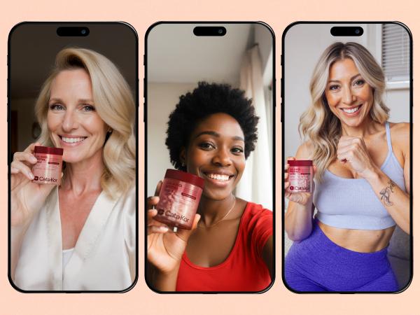 Cata-Kor Skin, Hair & Nails Supplement &ndash; Ca AKG | MSM | Hyaluronic Acid | Biotin &ndash; Supports Radiant Skin, Promotes Shiny Hair & Strong Nails &ndash; Beauty Complex, Dietary Supplement