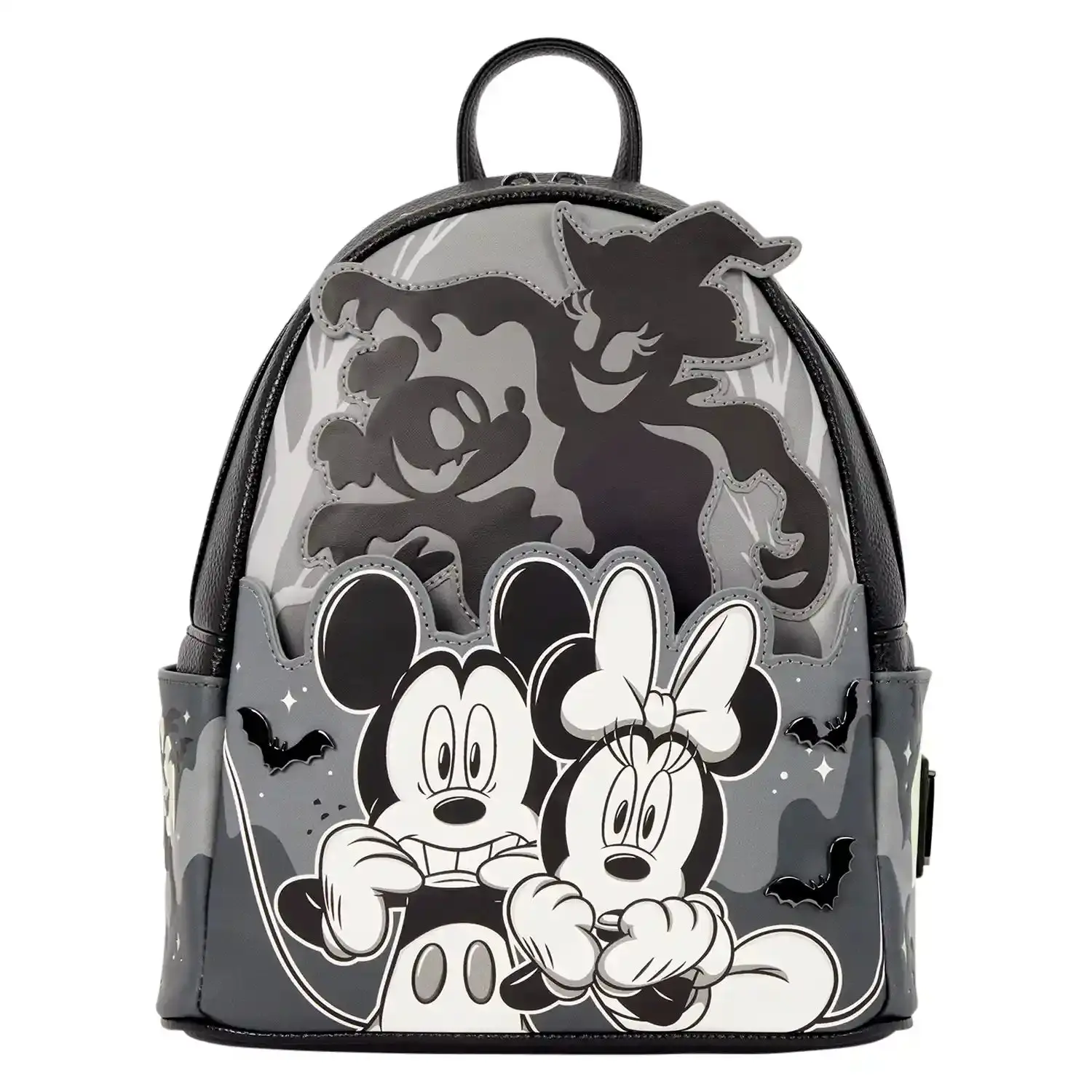 Loungefly Disney Mickey & Minnie Ghost Light Up Glow Mini Backpack