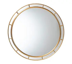 Baxton Studio Ulvi Antique Goldleaf Accent Mirror Baxton Studio Ulvi Antique Goldleaf Accent Mirror