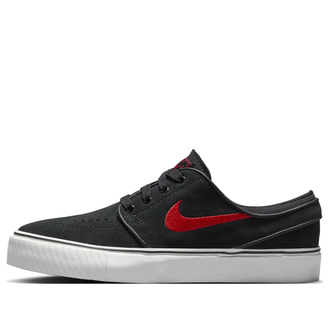 Men's Nike SB Janoski Classic Casual Sneaker Footwear, Black-University Red (GS), Everyday Use Shoe