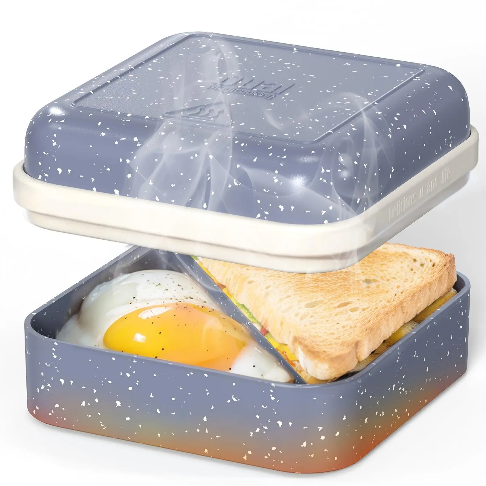 7-in-1 Magic Cooking Box Microwave Cookware Set - Non-Stick Aluminum Alloy Kitchenware, Fast Steamer for Rice, Eggs, Certified Food-Grade Safety, Non-Stick Washable, Daily Use, Dishwasher Safe