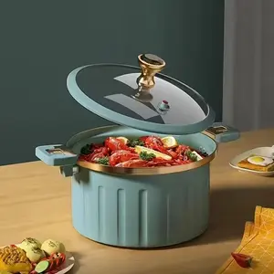 Enamel Cooking Pot, Large-capacity Double-handled Stew Pot, Non-stick Multifunctional Home Pot, Suitable for Large Gatherings