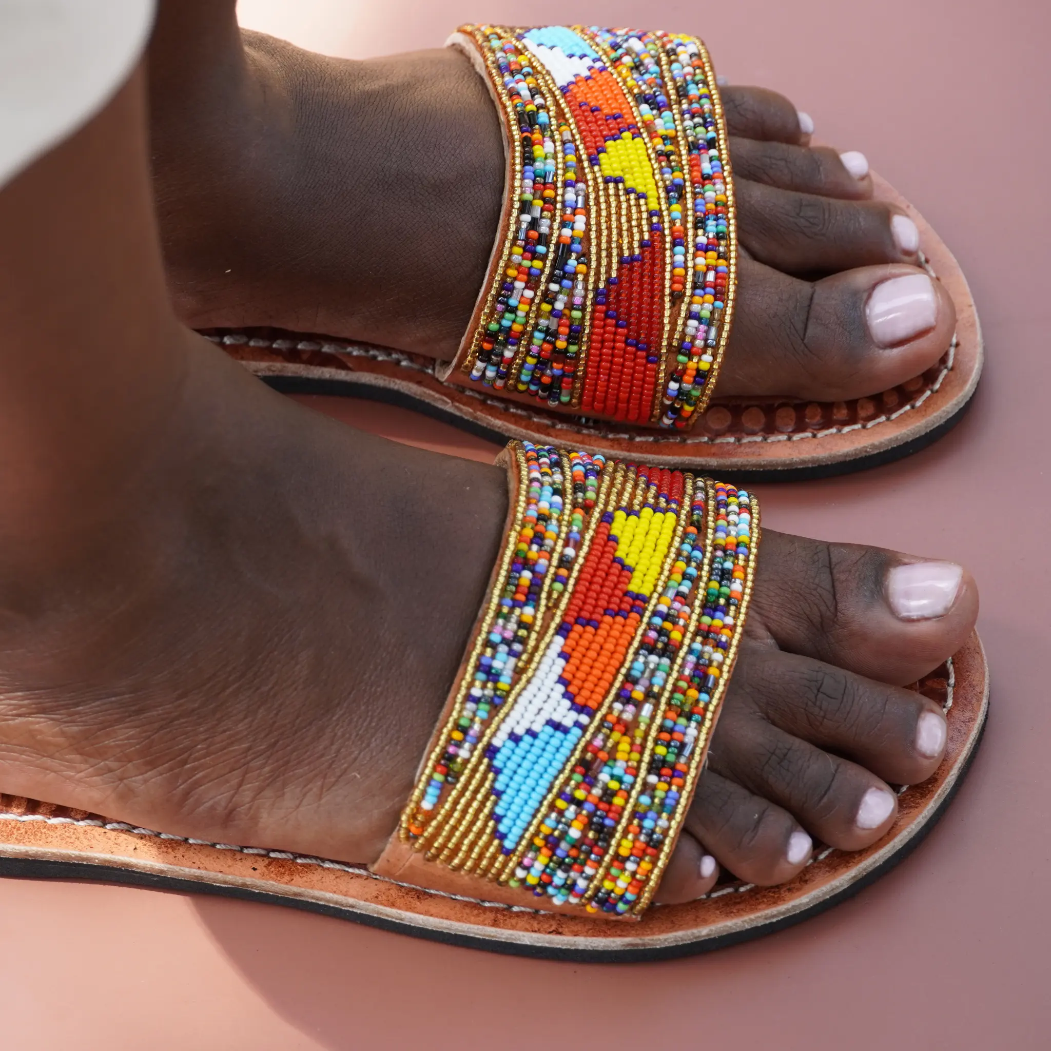 Maasai Slide Sandals
