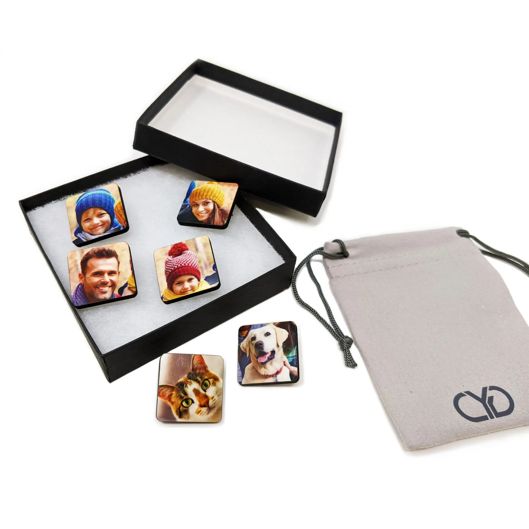 Custom Photo Wine Glass Charms