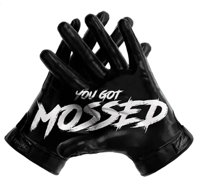G.O.A.T. - "You Got Mossed"; Silhouette/ Ultra Grip Football Premium Gloves