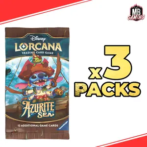 Lorcana: Azurite Sea Booster Pack x3
