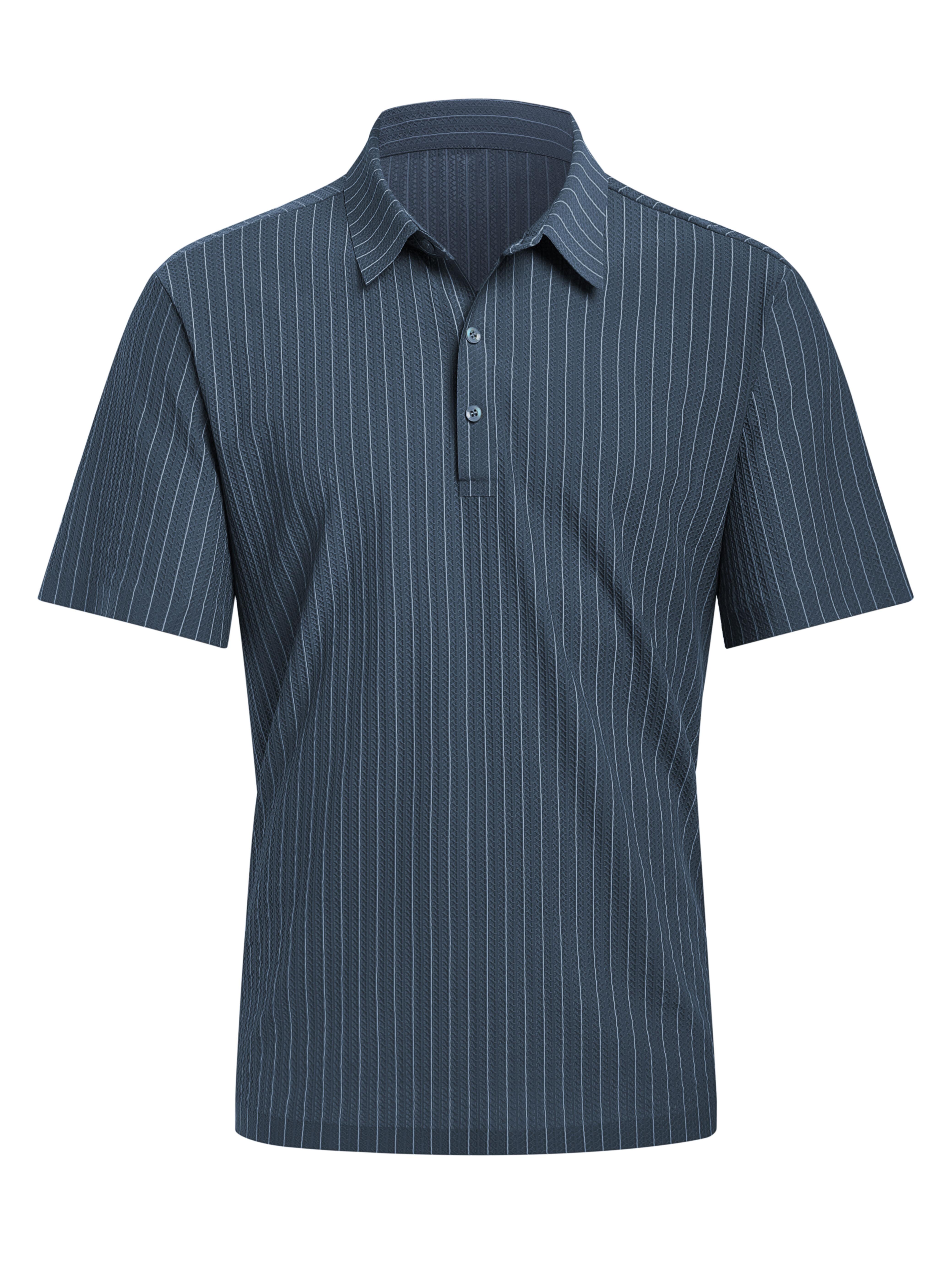 ELENCOCO diamond-texture short-sleeve Polo shirt Outdoorfun, Menswear,Father's Day gift，Black Friday