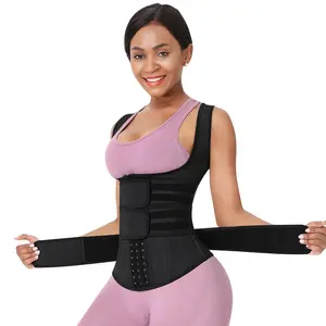 FeelinGirl #live Plus Size Waist Trainer Vest With 3 Rows of Eye and Hook Compression Cotton Shapewear Womenswear  Comfort Straps matt  waist Spandex Day Waist Trainer Springtok SpringStatements