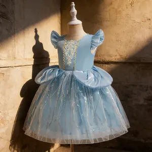 1778 sequins mesh patchwork cartoon character costumes themed parties birthday parties emcee outfits runway gowns piano dresses girls prom dresses