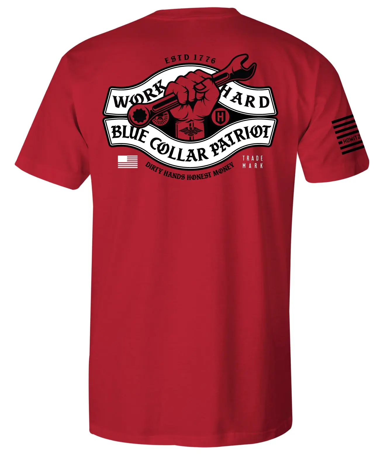 Howitzer Torqued Men's Tshirt, Short-Sleeve Jersey with a Torqued Fit, Built for Everyday Strength and Comfort, Cotton, Fabric, Tee